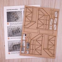 LX446-OO Portable Locomotive Access Platforms (Pack of 2) - OO/4mm/1:76