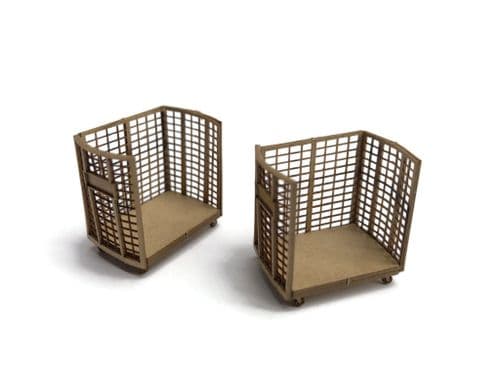 LX447-OO British Rail BRUTE Trolleys (Pack of 4) - OO/4mm/1:76