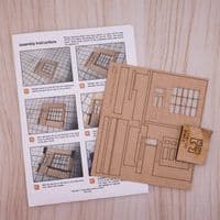 LX464-OO Period Shop Front With Left-Hand Door - OO/4mm/1:76