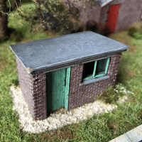 LX469-OO Small Brick Lineside Huts/Sheds (Pack of 2) - OO/4mm/1:76