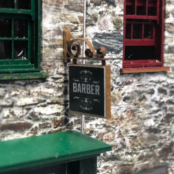 LX471-OO Hanging Shop / Cafe Signs (Pack of 24) - OO/4mm/1:76