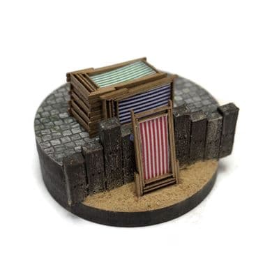 LX483-OO Deckchairs (Pack of 24) OO/4mm/1:76