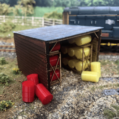 LX487-OO Storage Shed - OO/4mm/1:76