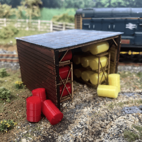 LX487-OO Storage Shed - OO/4mm/1:76