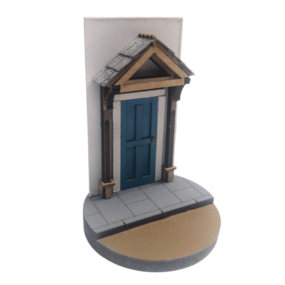 Gable Porch Upgrade For OO Gauge & 1/76 Scale Model Houses