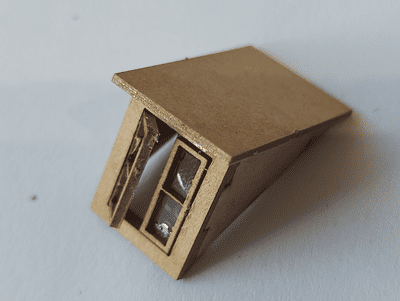 LX500-OO - Flat Roof Dormer - Single Window - OO/4mm/1:76