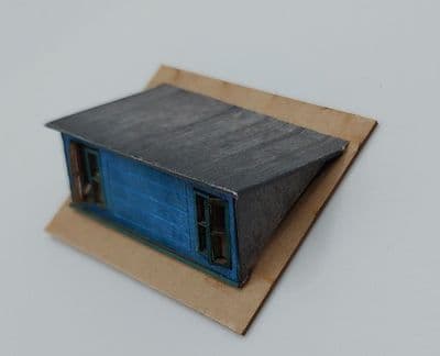 LX501-OO - Flat Roof Dormer - Double Window, Wide - OO/4mm/1:76