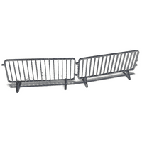 LX509-OO Laser Cut Crowd Control Barriers (Pack of 20) - OO/4mm/1:76