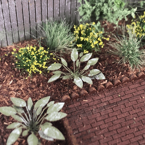 LX557-OO Laser Cut "Hosta" Garden Plants - OO/4mm/1:76