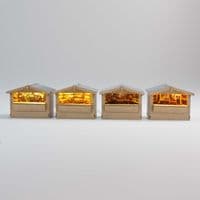 Christmas Market Stall | TT:120 Gauge Laser Cut Model Building Kit - LX578-120