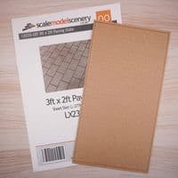 LX587-OO 2ft x 2ft Paving Slabs Engraved Sheet (144mm x 272mm) - OO/4mm/1:76