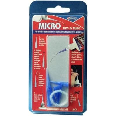 Micro Tips & Tube AC-9 (Pack of 6)