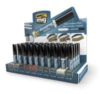 MIG AMMO Streaking Brushers - Range of 10 Colours