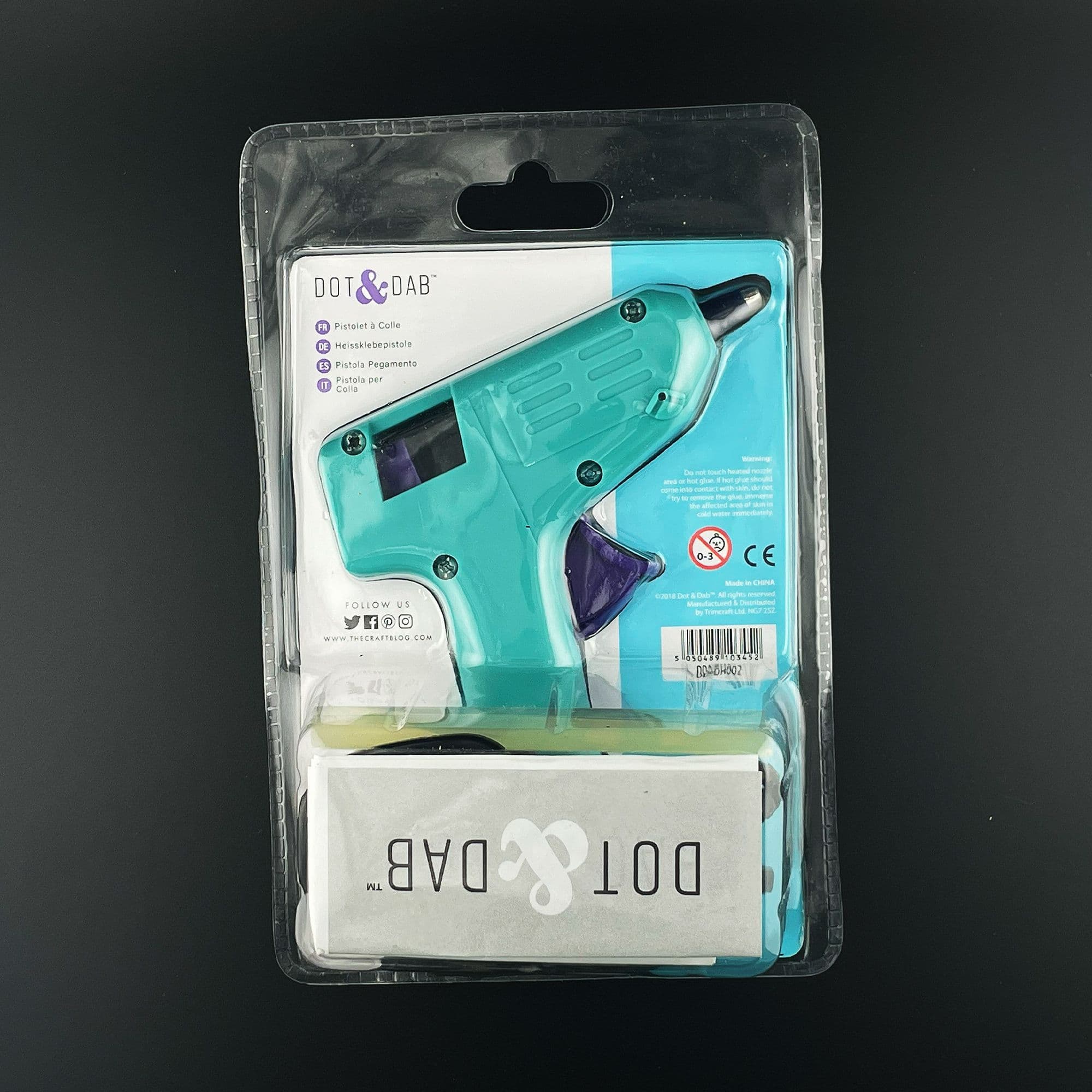 ABN Finest 20W Mini Hot Melt Glue Gun With 7mm X 200mm Sticks – Kids Art & Craft – UK