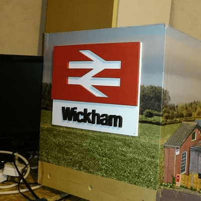 Modern Image Custom Laser Cut BR Layout Name Plaque