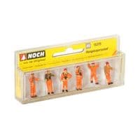 Noch 15275 Railway Shunters Figures (Pack of 6) for OO/HO