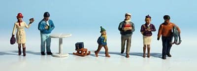 Noch 15926 Christmas Market Set (Pack of 6) OO/HO