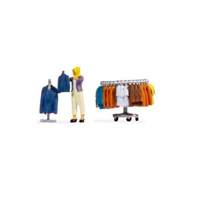 Noch 16509 Clothes Shopping Tiny Scene - OO/HO