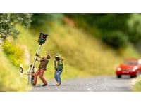 Noch 16611 Speed Camera Vandalism Scene - OO/HO