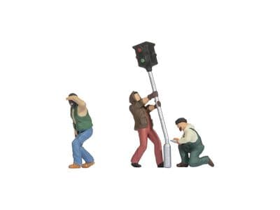 Noch 16611 Speed Camera Vandalism Scene - OO/HO