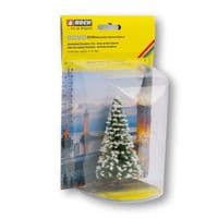 Noch 22130 Illuminated Miniature Christmas Tree (12cm) With Snow for OO/HO