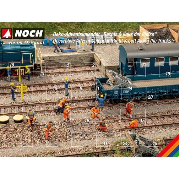 Noch 12897 Christmas Scene With Figures & Sound Effects for OO/HO Scale