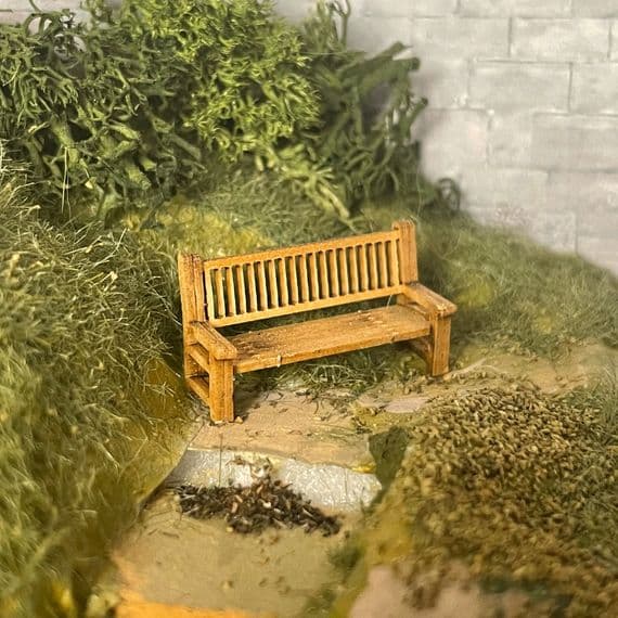 LX013-OO Park Benches (Pack of 6) OO/4mm/1:76