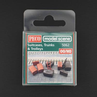 PECO 5062 Trunks, Suitcases and Trolley 'Sack Truck'