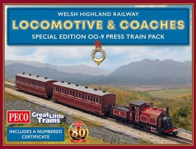 Peco GR1005 Palmerston Special Edition WHR Press OO9 Train Pack