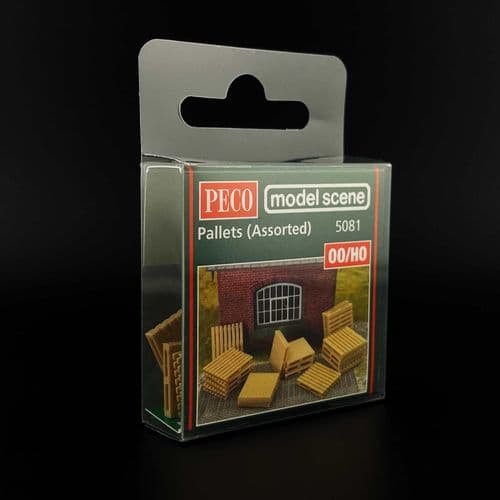 PECO Model Scene Assorted Pallets 5081