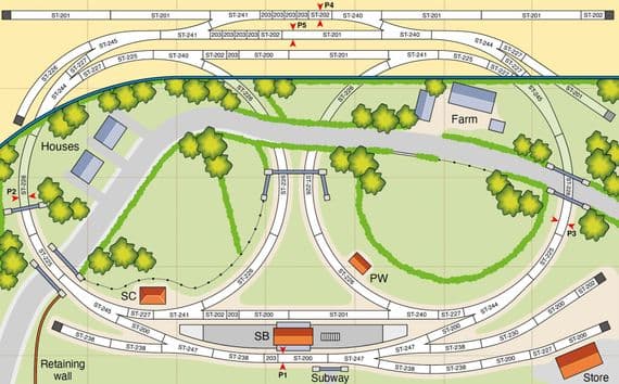 PECO OO Gauge Setrack Plan 13 Track Pack