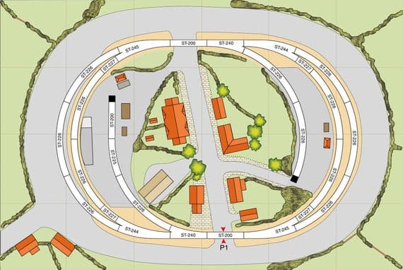 PECO OO Setrack Plan 9 Track Pack