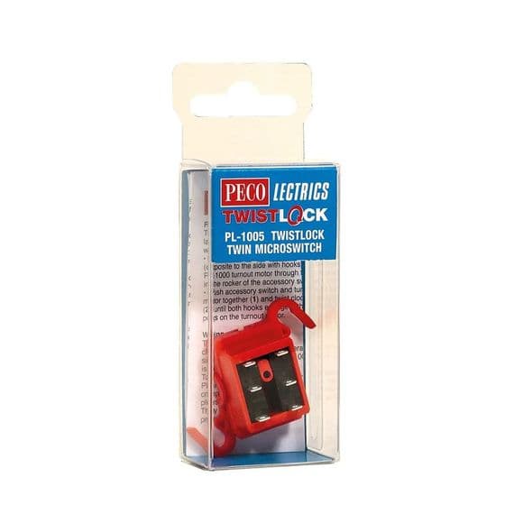 PECO PL-1005 Twist Lock Twin Microswitch