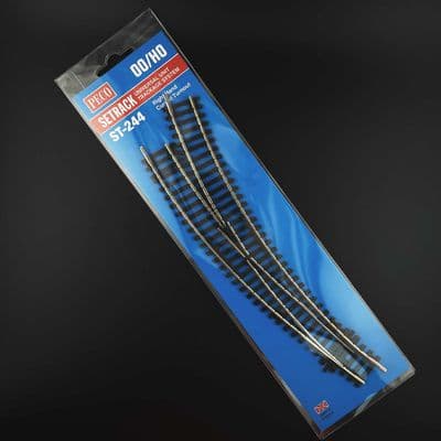 PECO Setrack ST-244 Curved R/H Point/Turnout