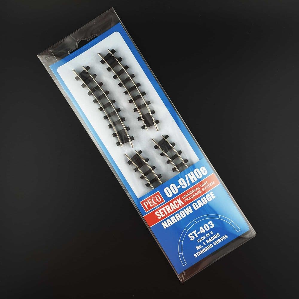 PECO Setrack ST-403 OO-9 1st Radius Standard Curve