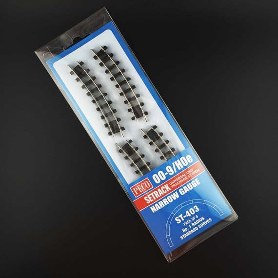 PECO Setrack ST-403 OO-9 1st Radius Standard Curve