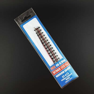 PECO Setrack ST-413 OO-9 Wired Double Straight