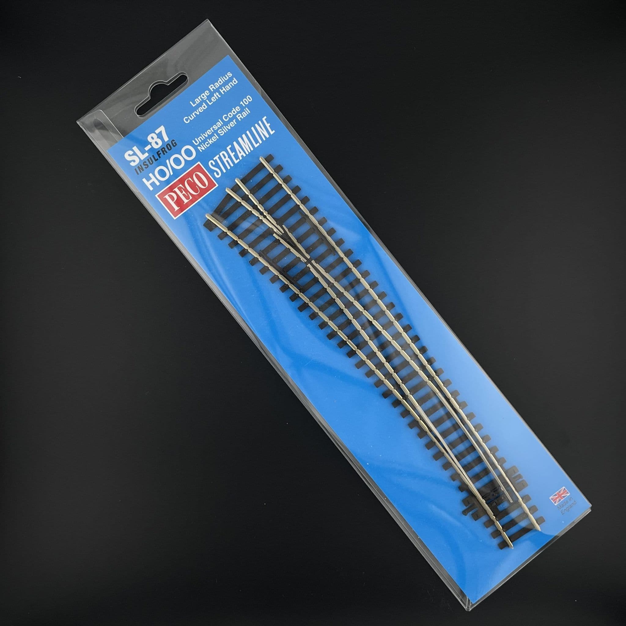 thumbnail image 2 of Peco Streamline HO Scale SL86 Code 100 Insulfrog Curved Turnout – Right Hand 2 of 4