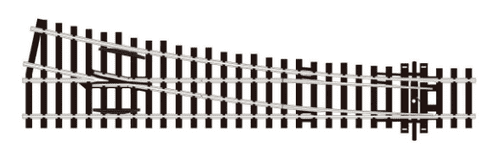 PECO STREAMLINE SL-95 Point/Turnout Medium Radius Right Hand