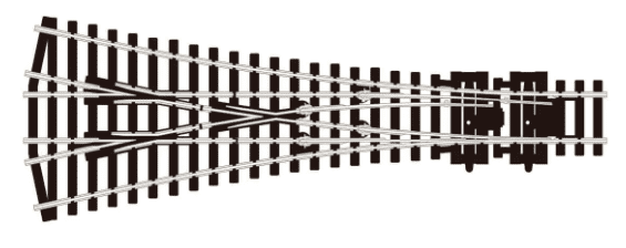 PECO STREAMLINE SL-E99 3 Way Point/Turnout, Medium Radius