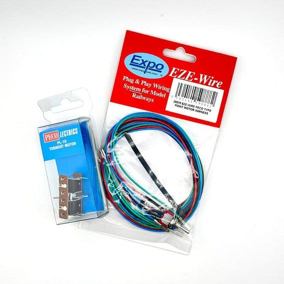 Point Control Pack - Peco Point Motor, Switch & Harness - Everything You Need!