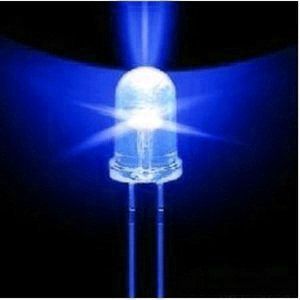 Pre-Wired 3mm Blue Flickering LED 12 to 16v (Pack of 1) MLS012