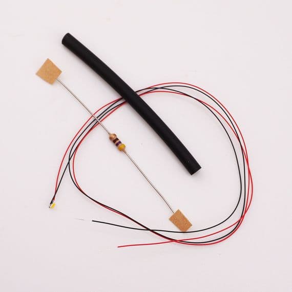 Pre Wired Bright White SMD LED 2.0mm x 1.25mm x 0.8mm For 3v /12v