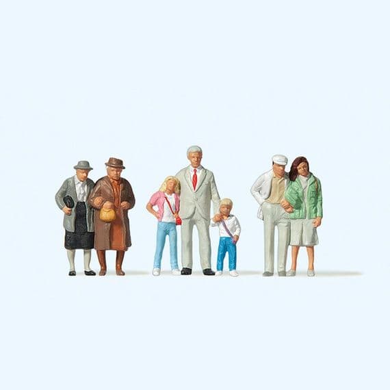 Preiser 10325 People Shopping Figures OO/HO