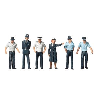 Preiser 10371 British Policemen (Pack of 6) OO/HO