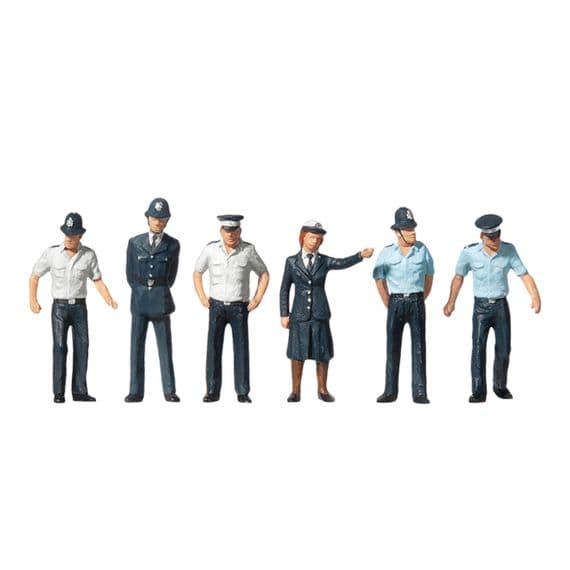 Preiser 10371 British Policemen (Pack of 6) OO/HO