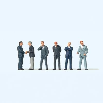 Preiser 10380 Businessmen in Suits OO/HO