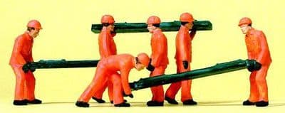 Preiser 14036 Sleeper Layers With Sleepers - OO/HO