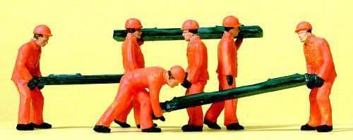 Preiser 14036 Sleeper Layers With Sleepers Figures For OO/HO