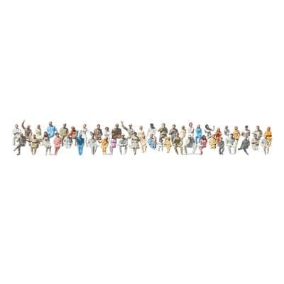 Preiser 14400 Seated Passengers (Pack of 48) OO/HO